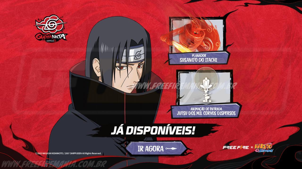 Como Conseguir o Planador Susano’o do Itachi no Free Fire: Guia Definitivo (2025)