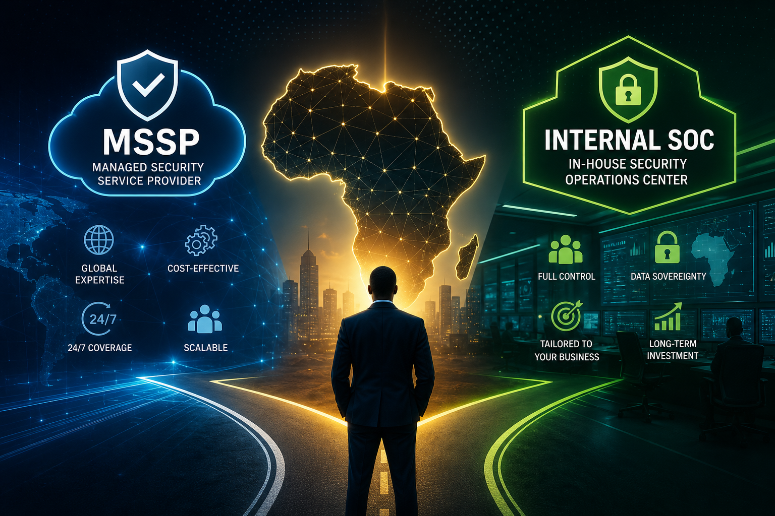 How to Choose Between MSSP and Internal SOC for African Enterprises
