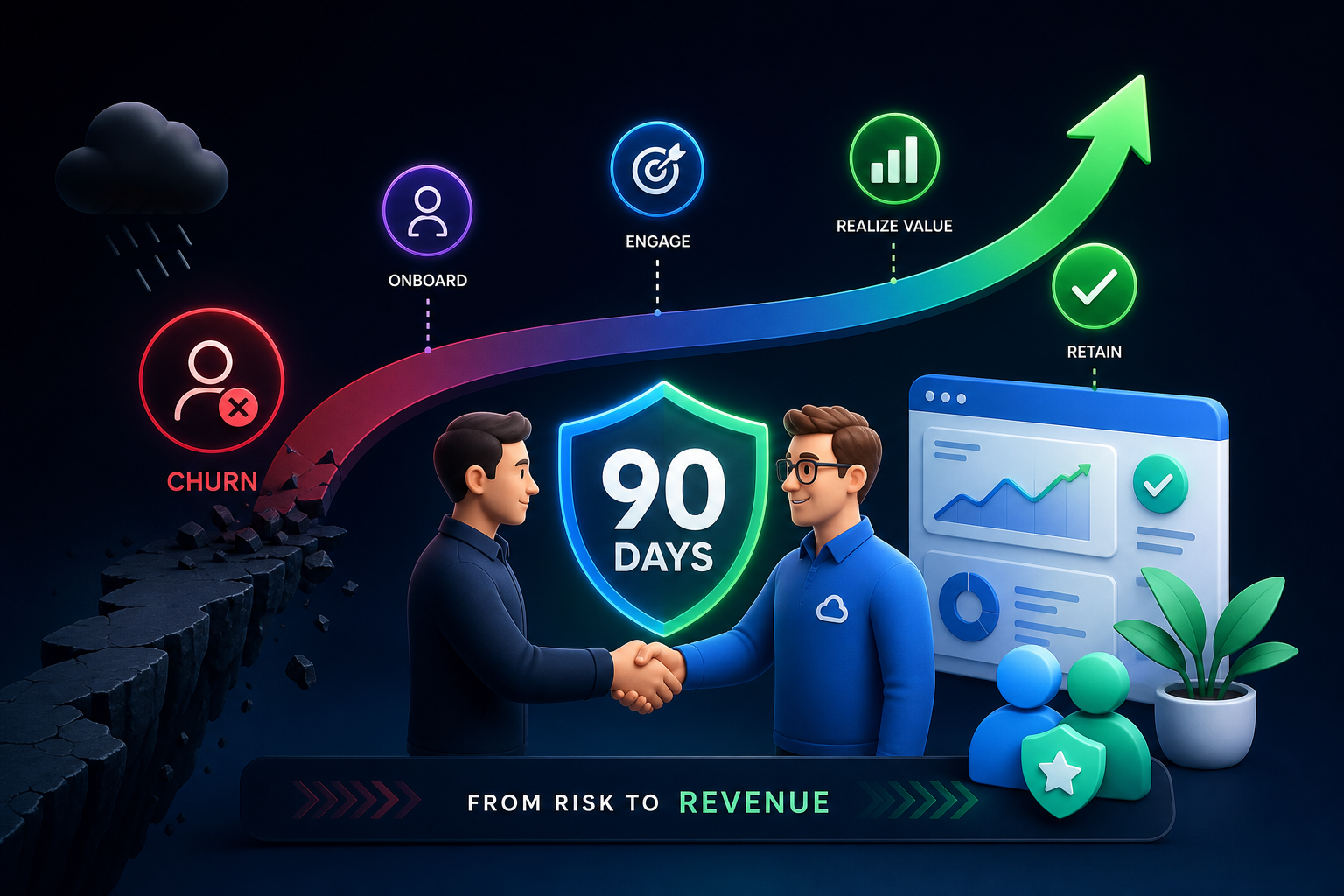 How to Reduce SaaS Churn in the First 90 Days for Channel Customers